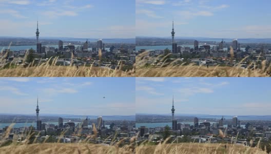 从新西兰奥克兰地区俯瞰奥克兰市高清在线视频素材下载