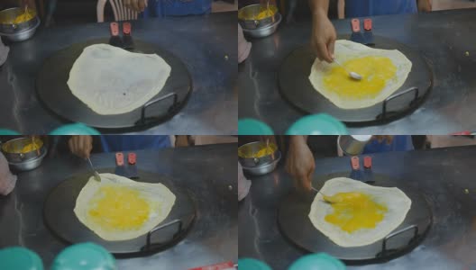 泰式煎蛋的制作方法高清在线视频素材下载