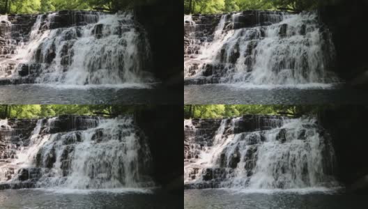 拉特里奇瀑布高清在线视频素材下载
