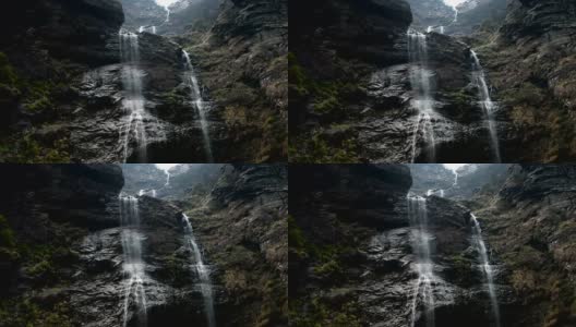著名的庐山瀑布高清在线视频素材下载