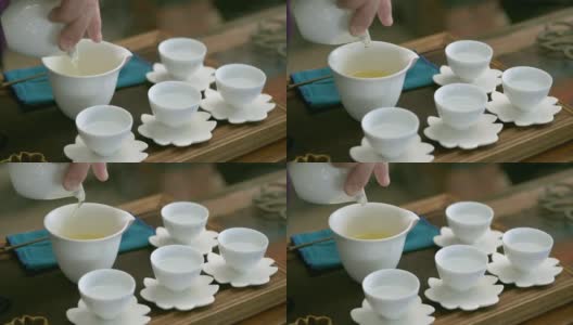 泡茶，倒茶，茶文化高清在线视频素材下载