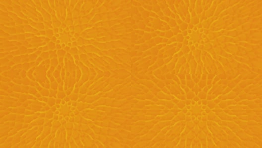 4k抽象东方风格的明星大卫，橙色的光转向闪亮的表面-运动背景-循环股票视频高清在线视频素材下载