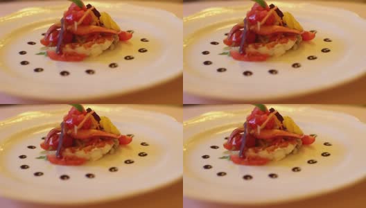 意大利威尼斯的米其林星级龙虾高清在线视频素材下载