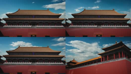 中国北京紫禁城高清在线视频素材下载