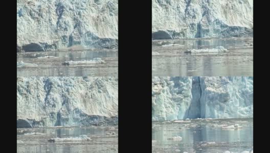 阿拉斯加的哥伦比亚冰川档案高清在线视频素材下载