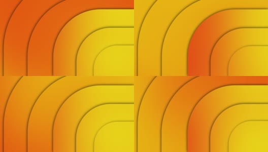 摘要三维黄色橙色方块的摆动效果移动背景标题设计素材。高清在线视频素材下载