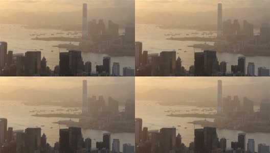 香港的夜景高清在线视频素材下载