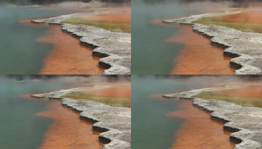 香槟池的红色边缘高清在线视频素材下载