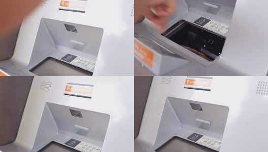 ATM自动柜员高清在线视频素材下载