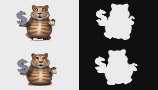 有趣的猫- 3D动画高清在线视频素材下载