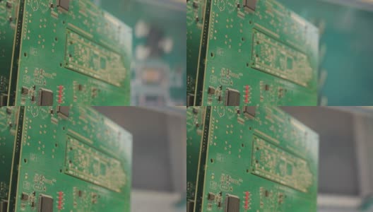 检查电路板错误-表面贴装技术(Smt)高清在线视频素材下载