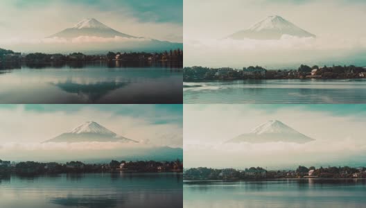 日本川口町的富士山高清在线视频素材下载