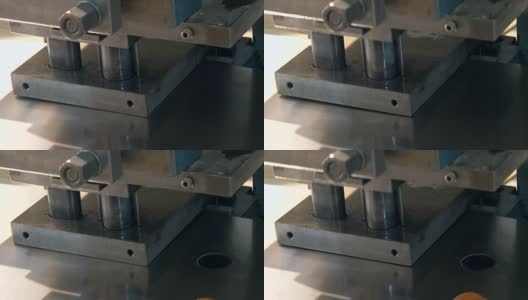 Heavy industry - NUT-sheet metal punch machine, mechanical press machine高清在线视频素材下载
