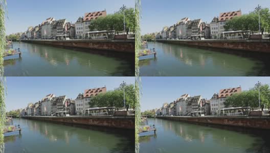 斯特拉斯堡-法国-城市街道高清在线视频素材下载