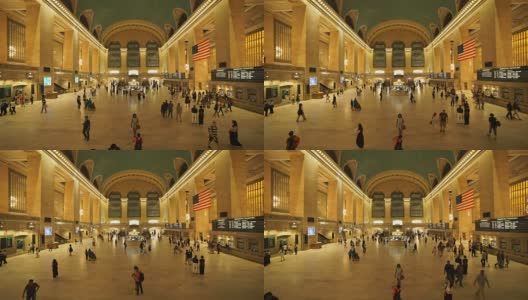 曼哈顿纽约中央车站高清在线视频素材下载