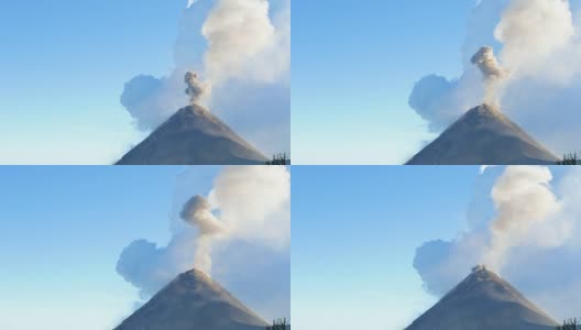 Acatenango火山高清在线视频素材下载