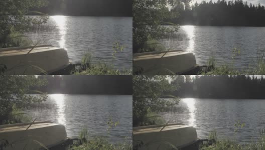 芬兰Kokkoranta Espoo湖景高清在线视频素材下载