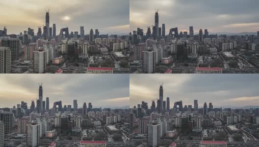 T/L PAN Beijing Urban Skyline /北京，中国高清在线视频素材下载