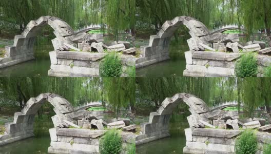 圆明园，圆明园，中国北京高清在线视频素材下载