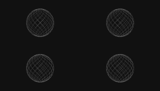 抽象三维球体(循环4k)高清在线视频素材下载