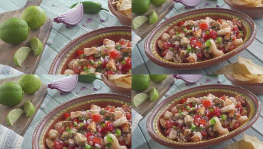 Seafood Ceviche高清在线视频素材下载