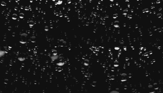 雨水水滴近距离下落DOF慢速运动回路高清在线视频素材下载