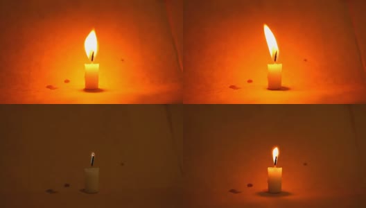 蜡烛的火焰高清在线视频素材下载