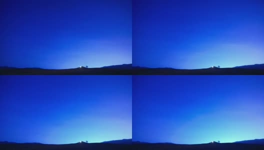 中国四川甘孜县的星星和日出高清在线视频素材下载