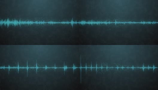 声音波形的未来可视化高清在线视频素材下载