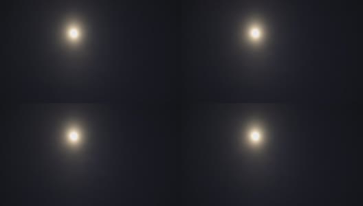 满月和移动的云，夜晚的风景高清在线视频素材下载