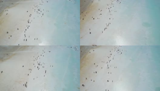 中国，青海盐湖无人机视角高清在线视频素材下载