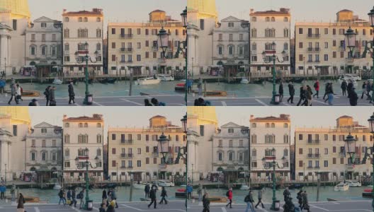 美丽的威尼斯和大运河高清在线视频素材下载