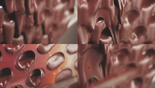 真正的液体巧克力高清在线视频素材下载