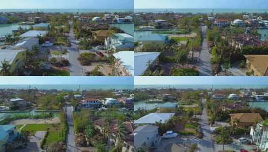 飓风艾玛后佛罗里达群岛的家庭录像系列高清在线视频素材下载