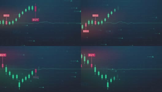 4k财务图表循环背景素材库存视频高清在线视频素材下载