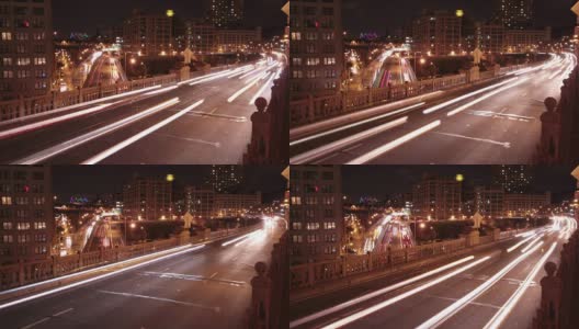 布鲁克林大桥斜坡弯道高清在线视频素材下载