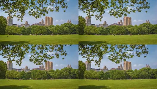 中央公园高清在线视频素材下载