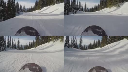 滑雪观点高清在线视频素材下载