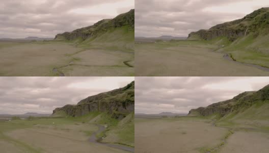 冰岛美丽的瀑布高清在线视频素材下载