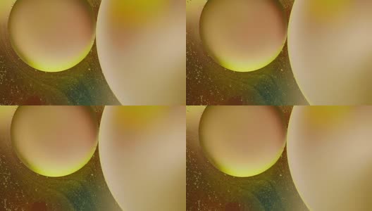 泡沫油对水彩色抽象背景高清在线视频素材下载