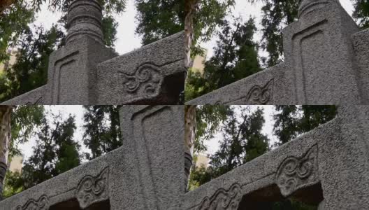 古寺建筑-元大仙寺的慢镜头高清在线视频素材下载