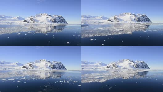 南极洲的山景高清在线视频素材下载