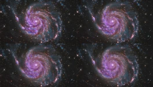 4K美国宇航局Cinemagraph集合- M101螺旋星系。高清在线视频素材下载
