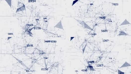 网络/数学/数字/代码无缝循环动画。高清在线视频素材下载