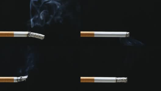 从一支香烟中冒出的烟高清在线视频素材下载