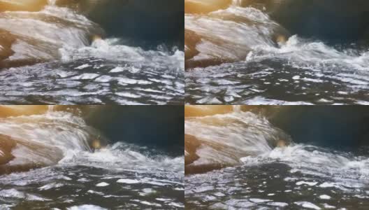 瀑布效应，流水循环高清在线视频素材下载