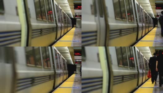 旧金山地铁发车高清在线视频素材下载