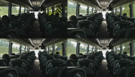 公交车上的人高清在线视频素材下载
