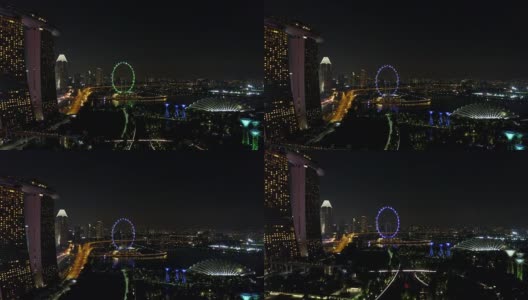 新加坡摩天观景高清在线视频素材下载