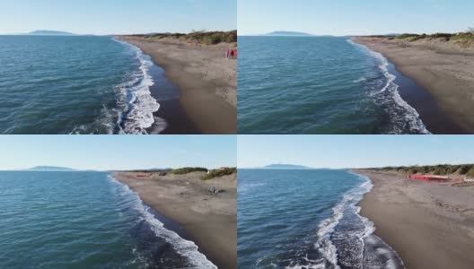 意大利托斯卡纳的海岸高清在线视频素材下载